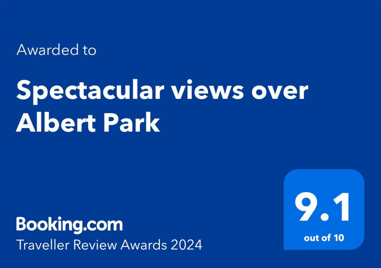 Spectacular Views Over Albert Park Мельбурн Экстерьер фото